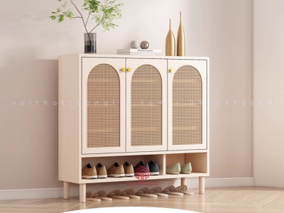 Tủ giày cánh mây kích thước 100cm nhiều mầu sắc TG6888