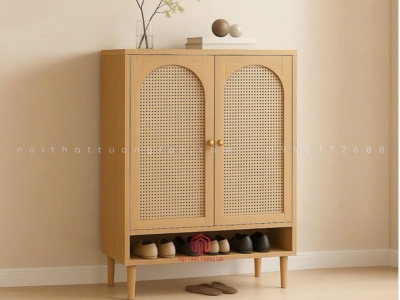 Tủ giày cánh mây kích thước 80cm nhiều mầu sắc TG6810