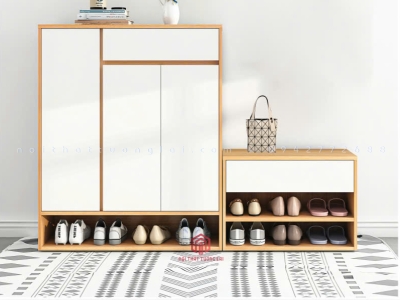 Tủ giày cánh mở hiện đại nhiều kích thước TG6838