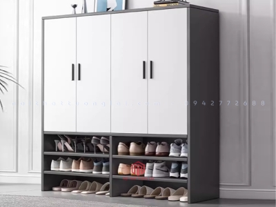 Tủ giày cánh mở thiết kế đơn giản với sức chứa lớn TG6853