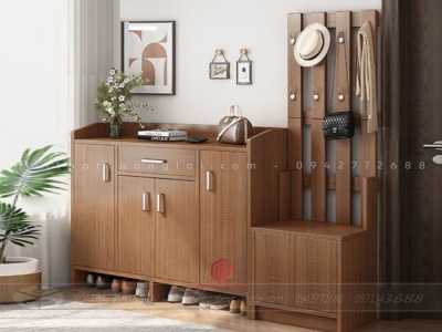 Tủ giày kèm đôn móc treo tiện lợi TG6837