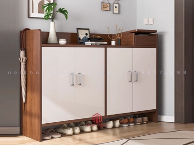 Tủ giày thiết kế đơn giản hiện đại TG6825