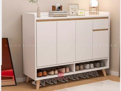 Tủ giày truyền thống, đợt tủ di động  đẹp - hiện đại TG6813
