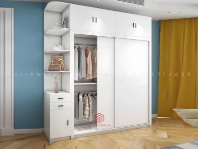 Tủ quần áo cánh lùa đa năng TA6808
