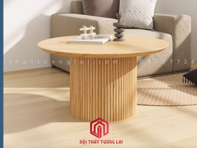 Bàn trà chân tròn đẹp cho phòng khách  BT6802