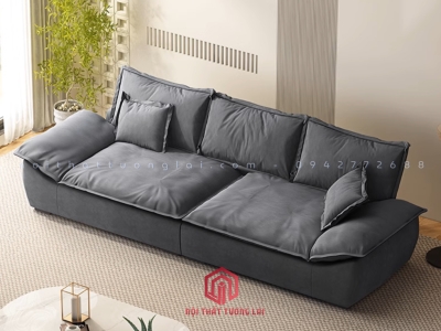Sofa bọc nỉ nhung mẫu mới SF6803