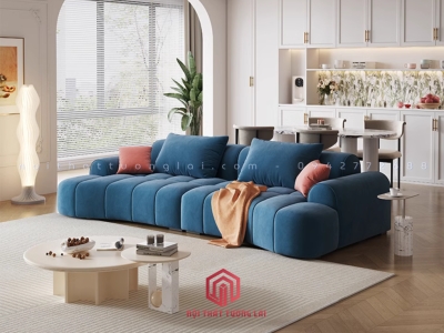 Sofa bọc nỉ nhung mẫu mới SF6805