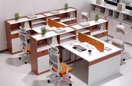 Mẫu bàn nhân viên văn phòng hiện đại BVP6806