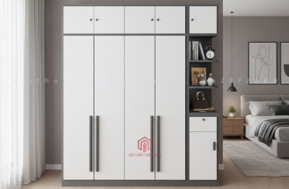 Tủ quần áo thiết kế hiện đại TA6807