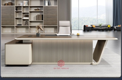 Bàn giám đốc chữ L hiện đại BGD6803
