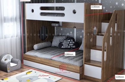 Giường tầng trẻ em GT6813 đẹp