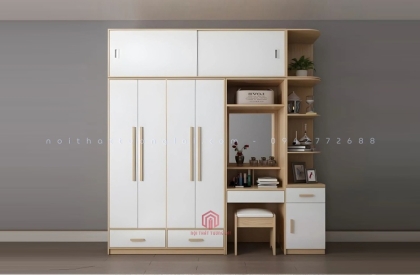 Tủ quần áo kết hợp bàn phấn TA6806