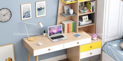 Review 3 mẫu bàn học sinh làm từ gỗ MDF lõi xanh chống ẩm bán chạy nhất hiện nay